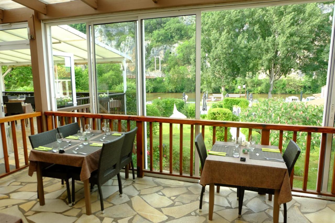 Hotel Restaurant Les Falaises Bouzies Bagian luar foto